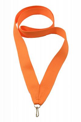 Лента для медали оранжевая