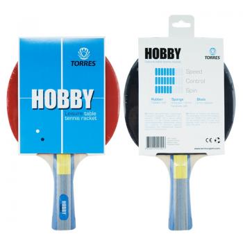 Hакетка для настольного тенниса Torres Hobby 10, арт. TT0003